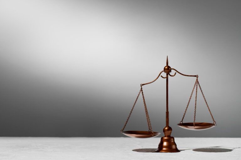 still life with scales justice